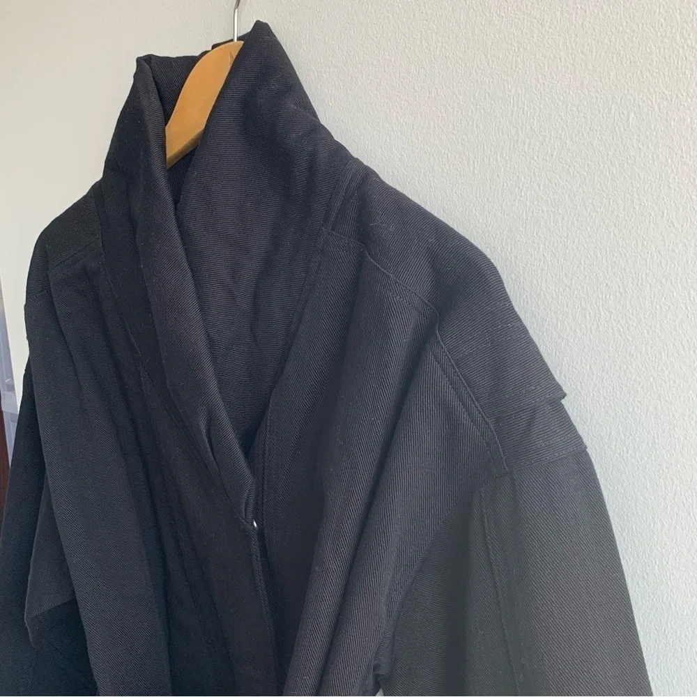 ba&sh Belted 100% Cotton Lost Jacket Size M - Picture 13 of 16